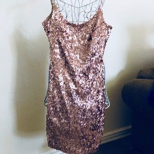 ROSE GOLD Party Dress
